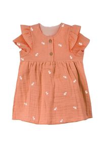 MaxiMo Baby Kleid S/S Musselin Stick Futter Kleid Kinder (Gr 62/68 |rosa)