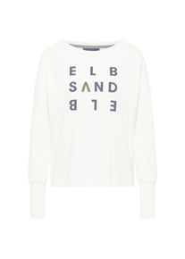 ELBSAND Ingiara T-Shirt Longsleeve Damen Freizeit (Gr M |weiß)