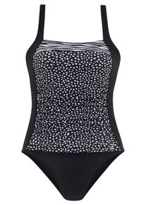 Lascana Große Größen Badeanzug Gr. 46C schwarz für Damen