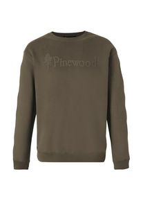 Pinewood Värnamo Pinewood Logo Sweater Pullover Herren (Gr XL |braun)