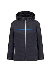 CMP Jacket Snaps Hooded Skijacke Kinder (Gr 110 |blau |wasserdicht)