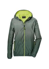 Funktionsjacke Killtec ""KOS 139 BYS JCKT"", Kinder, Gr. 152, grün (olivgrün), Oberstoff: 100% Polyester, Futter: 100% Polyester, sportlich, Jacken, Wasserdicht, reflektierende Elemente, leichtes Mesh-Innenfutter