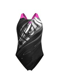 arena Flow Swimsuit V Back LB Badeanzug Damen (Gr 38 |schwarz)