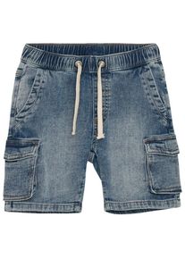 Minymo Shorts Sweat Denim Shorts Kinder (Gr 128 |grau/blau)