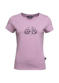 T-Shirt Chillaz Gandia Mountainbike Flowers T-Shirt Damen (Gr 44 |lila/rosa)