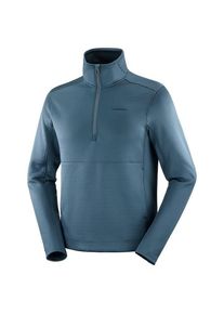 Fleecepullover Salomon Sntial Midfleece Half Zip Herren (Gr S |blau)