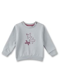 Sanetta Girl Sweatshirt Pure Flower Longsleeve Kinder (Gr 80 |grau)