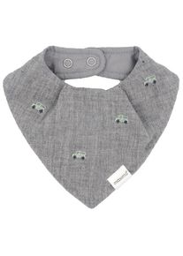 MaxiMo Baby's Tuch Musselin Stick Futter Halstuch Kinder (Größe 1 |grau)