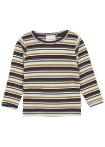 Minymo T-Shirt L/S Y/D Rib Longsleeve Kinder (Gr 56 |grau)