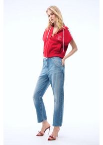 JOOP! JOOP JEANS Damen Gerade Jeans "Elsa-C"turquiose aqua, modisch, Gr. 31, unifarben, clean, Denim/Jeans, Obermaterial: 100% Baumwolle, Jeans, mit