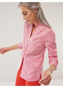 Walbusch Extraglatt-Bluse Kelchkragen