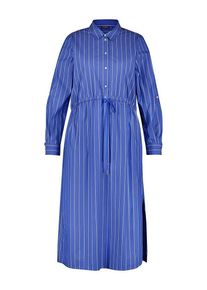 SAMOON - Kleid, blau, Gr. 44 / L - Baumwolle