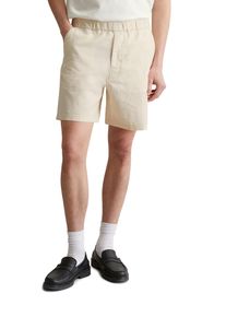 Marc O'Polo Herren Shorts "aus Leinen-Bio-Baumwoll-Mix"natural ecru, Gr. XXL, MARC O'POLO DENIM, unifarben, Obermaterial: 53% Leinen, 47% Baumwolle, Hosen