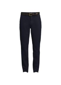 LANDS' END Straight Fit Chinos mit Textur f&uuml;r Herren, Herren, size: regular, Blau, Baumwolle/Lyocell (Viskose)/Baumwoll-Mischung, by Lands' End