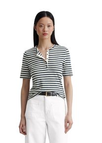Marc O'Polo MARC O'POLO Damen T-Shirt "aus softem Ringel-Jersey"multi, muted blau, Basic, Gr. S, gestreift, Obermaterial: 100% Baumwolle, Shirts