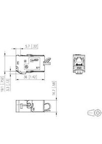 Metz CONNECT 25G-net Jack, 25Gmodul