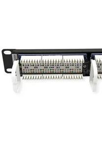 ROLINE Kat.5e (Class D) 19-Patchpanel, 24 Ports, UTP, schwarz""