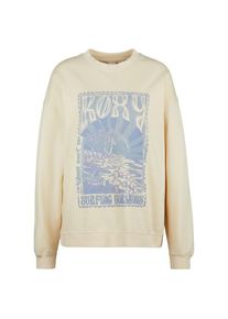 Roxy Lineup Oversized Crew Pullover Damen (Gr XL |beige)