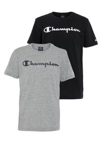 Champion T-Shirt, (Packung, 2 tlg.), Doppelpack für Kinder