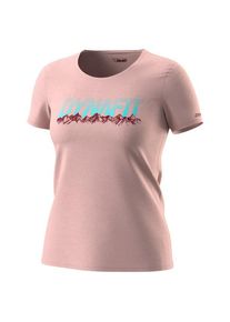 Dynafit Graphic Cotton S/S Tee T-Shirt Damen Alltag (Gr 34 |rosa)