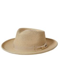 Brixton Swindle Straw Fedora Hut (Gr M |beige)
