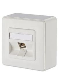 Metz Connect Anschlussdose, Cat.6A TN E-DATmod-1AP-rws 1309110002-E-90