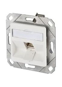 Metz Connect Anschlussdose, Cat.6A TN E-DATmod-1Upk-rws 1309111102-E-90