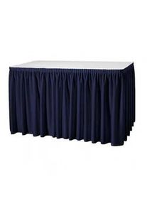 Skirting Plisseefalte Dunkelblau Orlando 490 cm - LTITEX