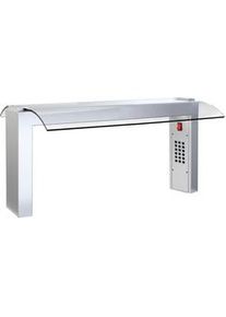 Bildschirm mit stütze und glas drop-in 3 gn mit led-licht und wärme - 1085x550x420 mm - 710 W 230/1V - 1103JCLC Eurast