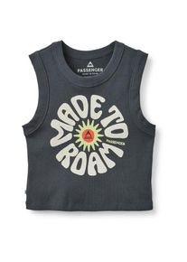 Passenger Easy Days Ribbed Graphic Vest Top Damen (Gr M |grau)