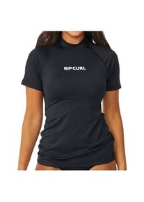 Rip Curl Classic Surf S/S UPF Rashguard Lycra Damen (Gr XS |schwarz)