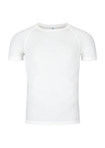 Kunstfaserunterwäsche Odlo Baselayer Top Crew Neck S/S Performance Light E Herren (Gr L |weiß)