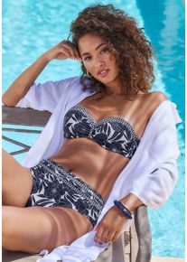Sunseeker Badehose 'Blossom' blau Gr. 34 für Damen. Nachhaltig.