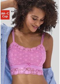Vivance Bralette-BH pink Gr. 70AA. Ohne Bügel