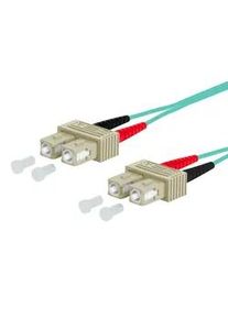 Metz CONNECT OpDAT Patchkabel, SC-D/SC-D OM3, 2 m