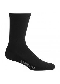 Multifunktionssocken Icebreaker Lifestyle Light Crew Herren (Gr L |schwarz)