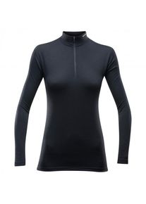 Merinounterwäsche DEVOLD Breeze Woman Half Zip Neck Damen (Gr S |schwarz)