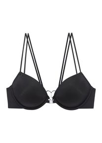 Lascana Push-up-BH schwarz Gr. 70A. Mit Bügel