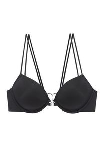 Lascana Push-up-BH schwarz Gr. 70A. Mit Bügel
