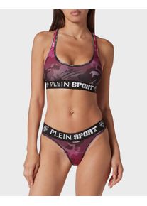 Plein Sport Damen Set: Soft-BH "Camouflage", Gr. XS5003, camouflage, pink, Obermaterial: 95% Baumwolle, 5% Elasthan, BH-Sets