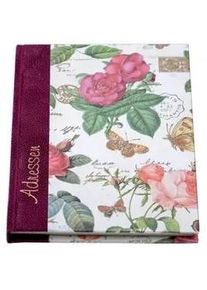 Adressbuch, A6, Rosen