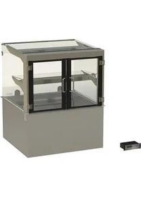 HAGOLA Showcase ""Göteborg"" eckig, SBO, für 2xGN1/1, 2 Auslagen 150mm Tiefe, 760x510/400x710mm (BxHxT) steuerungsfertig