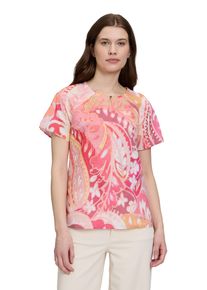 Betty Barclay Damen Schlupfbluse "Betty Barclay Casual-Bluse mit Muster"rosé, gelb, modisch, Gr. 46, Obermaterial: 100% Baumwolle., Blusen