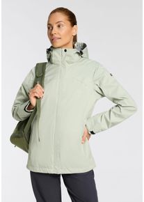 Killtec Damen Outdoorjacke "KOS 133 WMN JCKT"helles salbei, sportlich, Gr. 40, Obermaterial: 100% Polyester, Jacken