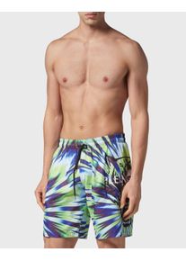 Plein Sport Herren Badehose "Tiger"21, multicolor, Gr. L, Obermaterial: 100% Polyester, Badehosen