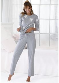Arizona Pyjama graumelange Gr. 32/34 für Damen. Bequem. Nachhaltig.
