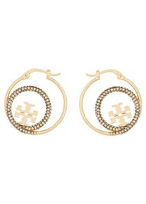 Tory Burch Ohrringe - "Miller" Hoop Earrings - Gr. unisize - in Gold - für Damen