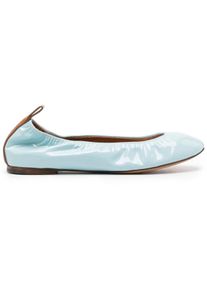 Lanvin Ballerinas - Flat Shoes Blue - Gr. 38 (EU) - in Blau - f&uuml;r Damen