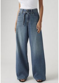 Levi's LEVI'S Damen Straight-Jeans "XL STRAIGHT"stop flaxing, casual, Gr. 25, unifarben, Denim/Jeans, Obermaterial: 85% Baumwolle, 15% Leinen, Jeans, im