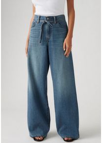 Levi's LEVI'S Damen Straight-Jeans "XL STRAIGHT"stop flaxing, casual, Gr. 27, unifarben, Denim/Jeans, Obermaterial: 85% Baumwolle, 15% Leinen, Jeans, im